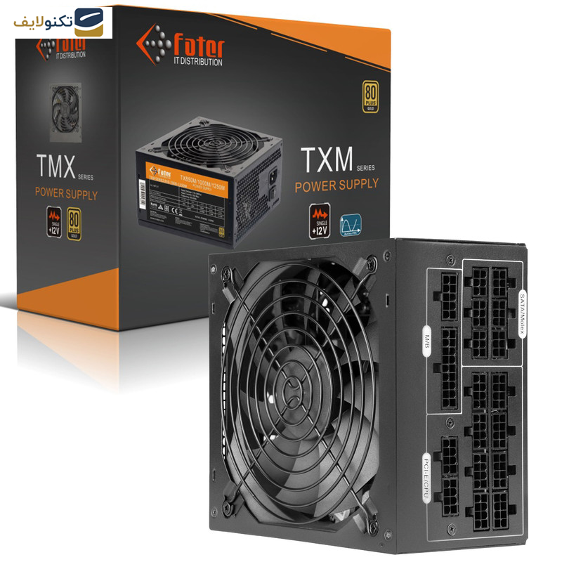منبع تغذیه کامپیوتر فاطر مدل TX1000M منبع تغذیه کامپیوتر فاطر مدل TX1000M