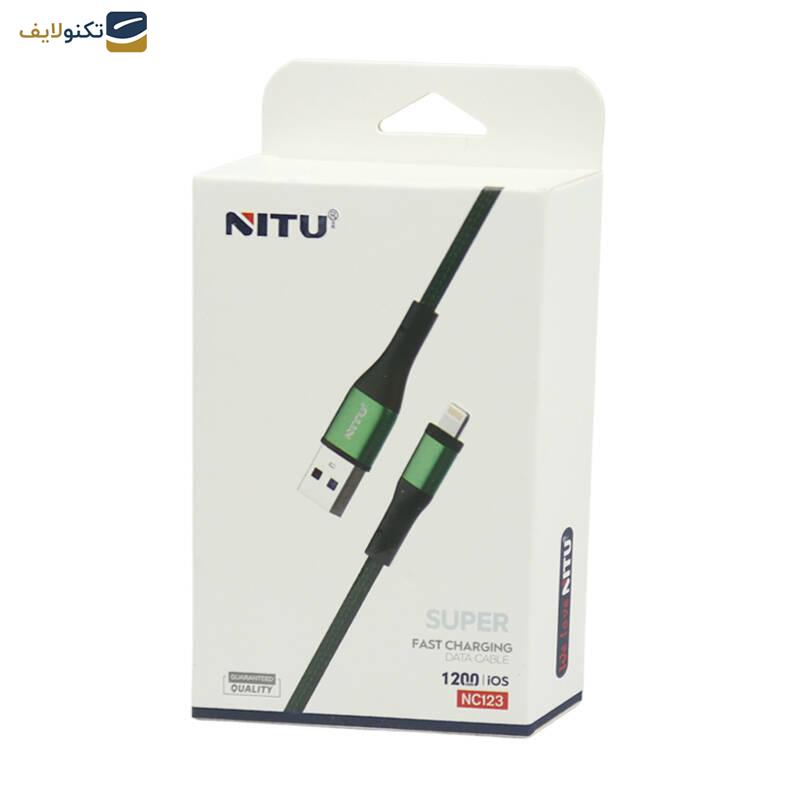 کابل تبدیل USB به لایتنینگ نیتو مدل NC123 طول 1.2 متر کابل تبدیل USB به لایتنینگ نیتو مدل NC123 طول 1.2 متر