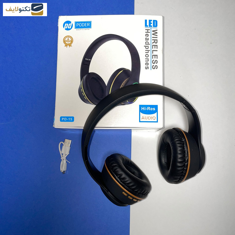 هدفون بی سیم پودر مدل PD-15