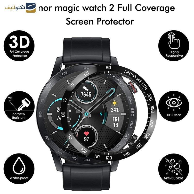 محافظ صفحه نمایش بادیگارد مدل PMMA مناسب برای ساعت هوشمند آنر MagicWatch 2 46 mm محافظ صفحه نمایش بادیگارد مدل PMMA مناسب برای ساعت هوشمند آنر MagicWatch 2 46 mm