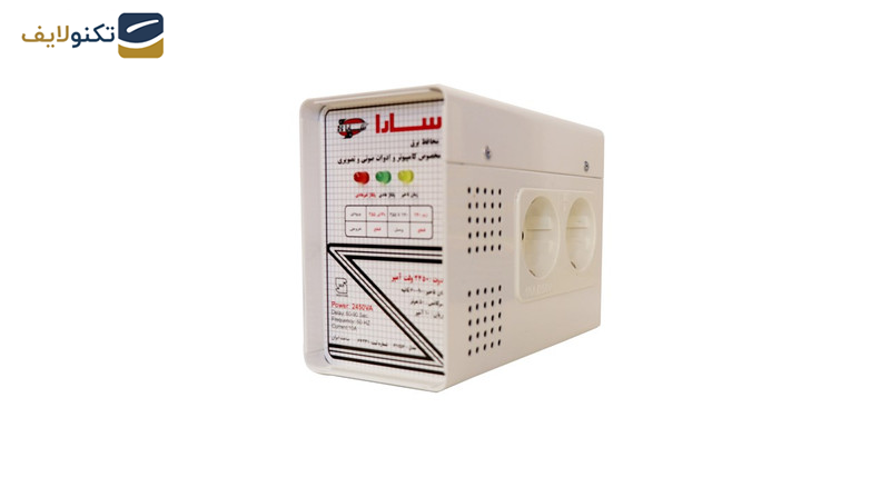 محافظ ولتاژ سارا مدل P152F مناسب برای تلویزیون و کامپیوتر محافظ ولتاژ سارا مدل P152F مناسب برای تلویزیون و کامپیوتر