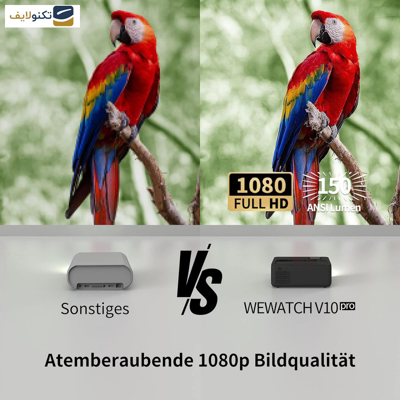 ویدئو پروژکتور ویواچ مدل V10 Pro ویدئو پروژکتور ویواچ مدل V10 Pro