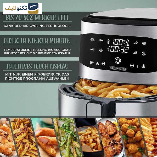 سرخ کن بدون روغن هنریچ مدل HFR-8205 سرخ کن بدون روغن هنریچ مدل HFR-8205