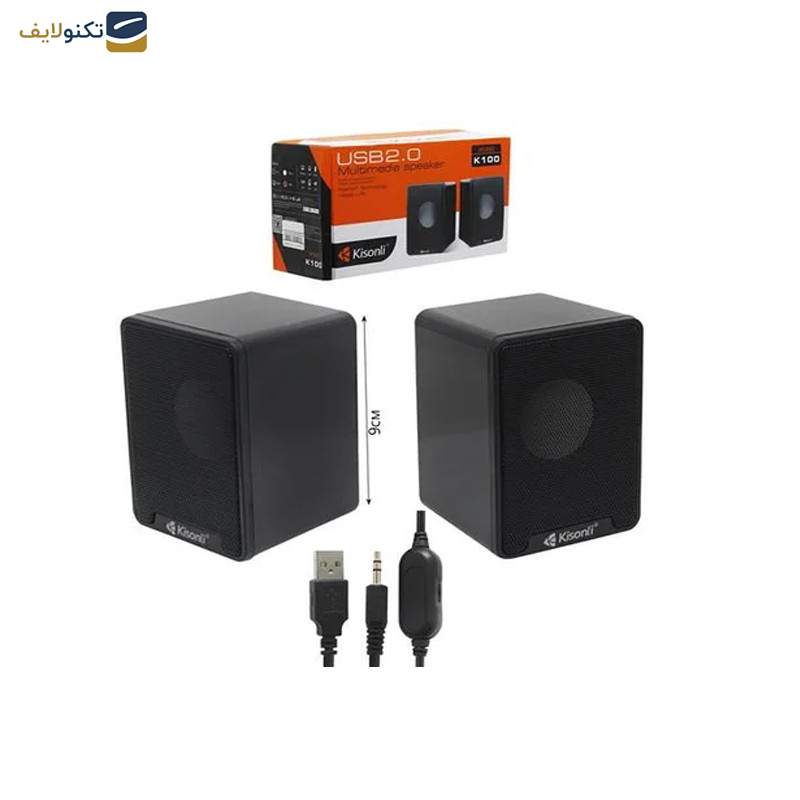 اسپیکر دسکتاپ کیسونلی مدل K100 اسپیکر دسکتاپ کیسونلی مدل K100