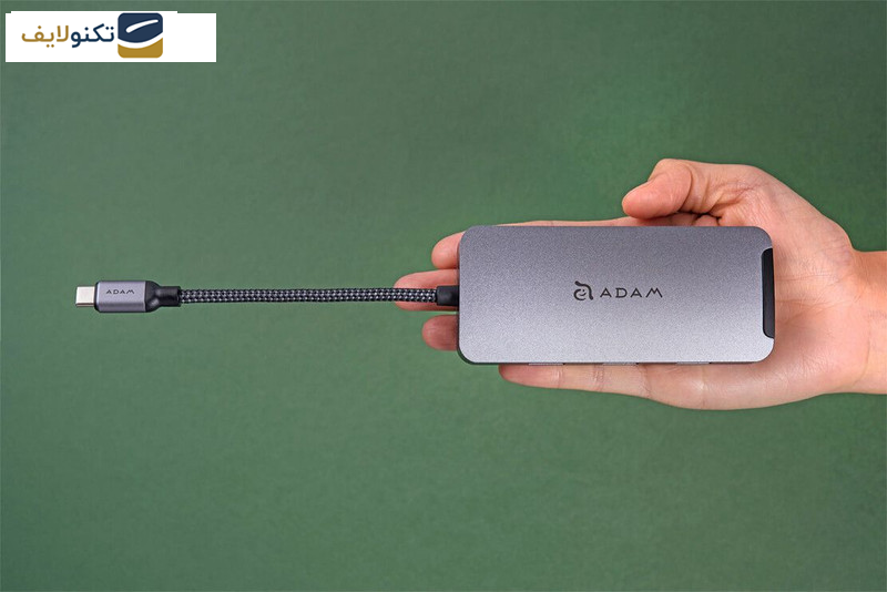 هاب ۸ پورت USB-C آدام المنتس مدل CASA A08