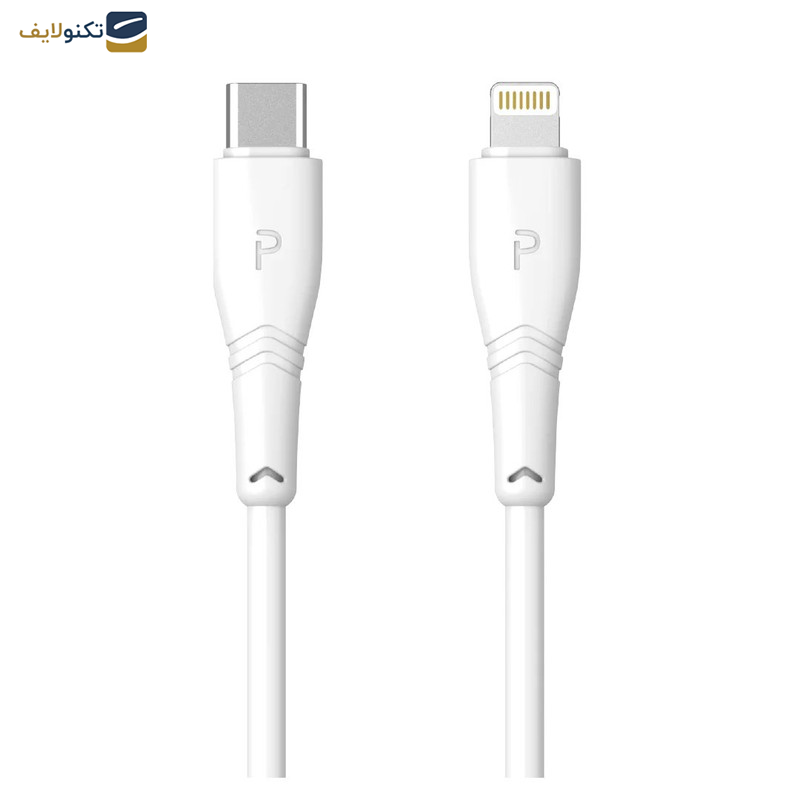 کابل USB-C به لایتنینگ پاوا مدل Quick Charging PW-12PVC27CL طول 1.2 متر کابل USB-C به لایتنینگ پاوا مدل Quick Charging PW-12PVC27CL طول 1.2 متر