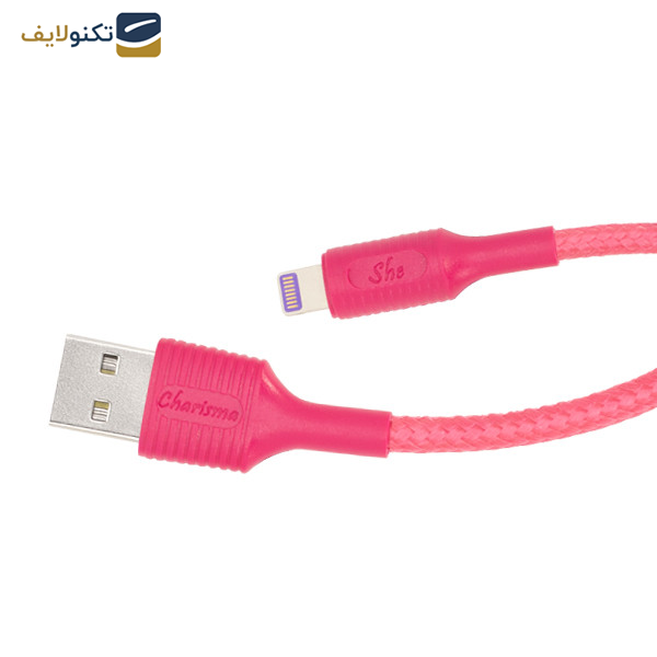 کابل تبدیل USB به لایتنینگ شی کریزما مدل صبا طول 1.2 متر کابل تبدیل USB به لایتنینگ شی کریزما مدل صبا طول 1.2 متر