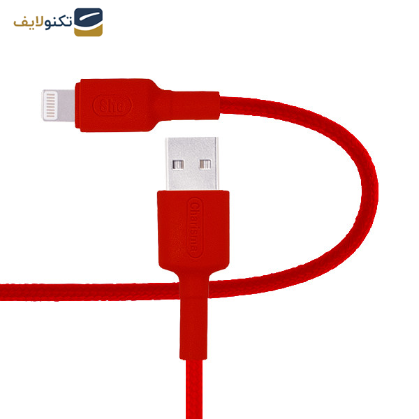 کابل تبدیل USB به لایتنینگ شی کاریزما مدل پیام طول 0.3 متر کابل تبدیل USB به لایتنینگ شی کاریزما مدل پیام طول 0.3 متر