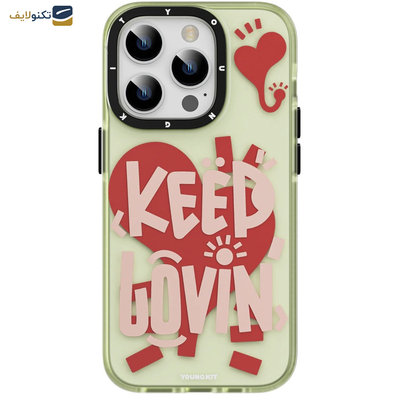 کاور یانگ  کیت مدل آرت عشق مناسب برای گوشی موبایل اپل iphone13pro