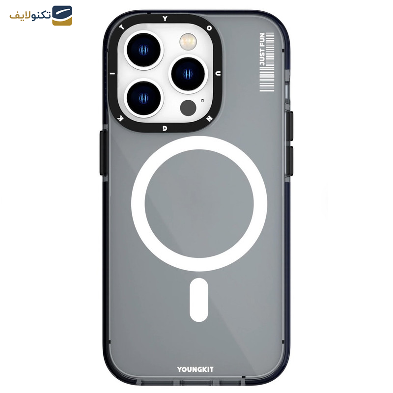 کاور یانگ کیت مدل مشکی Clear magsafe مناسب برای گوشی موبایل اپل iphone 13promax