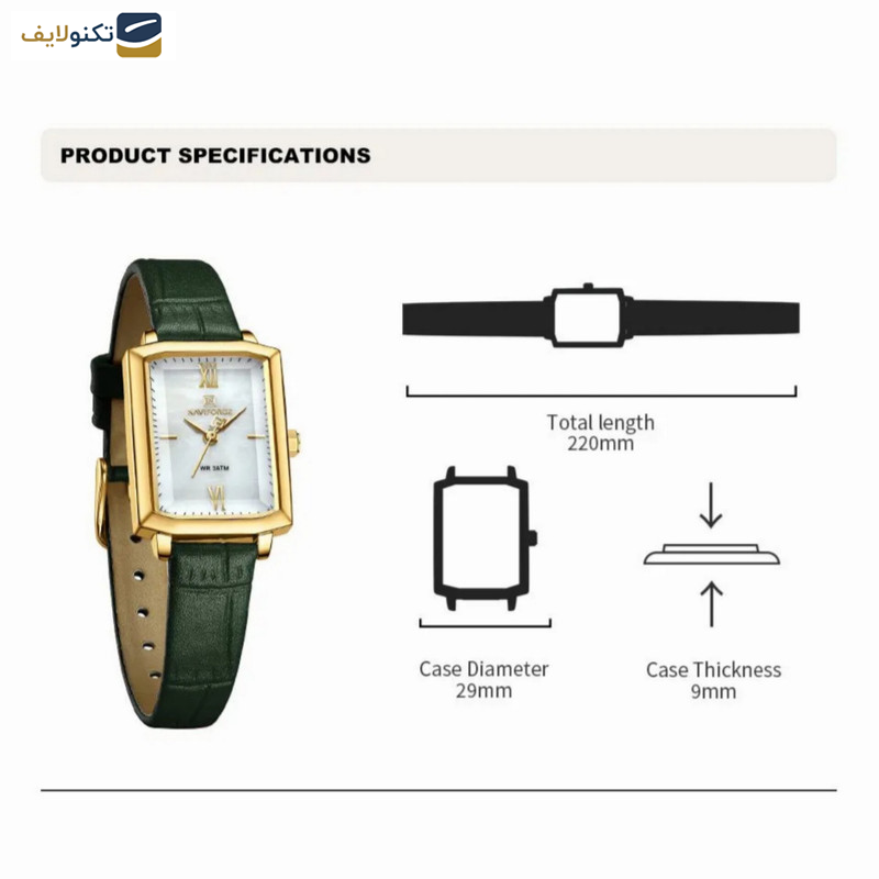 ساعت مچی عقربه ای زنانه نیوی فورس مدل NF5039 ساعت مچی عقربه ای زنانه نیوی فورس مدل NF5039