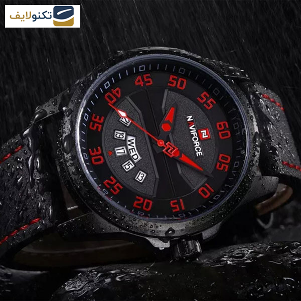 ساعت مچی عقربهای مردانه نیوی فورس مدل nf9124 r ساعت مچی عقربهای مردانه نیوی فورس مدل nf9124 r