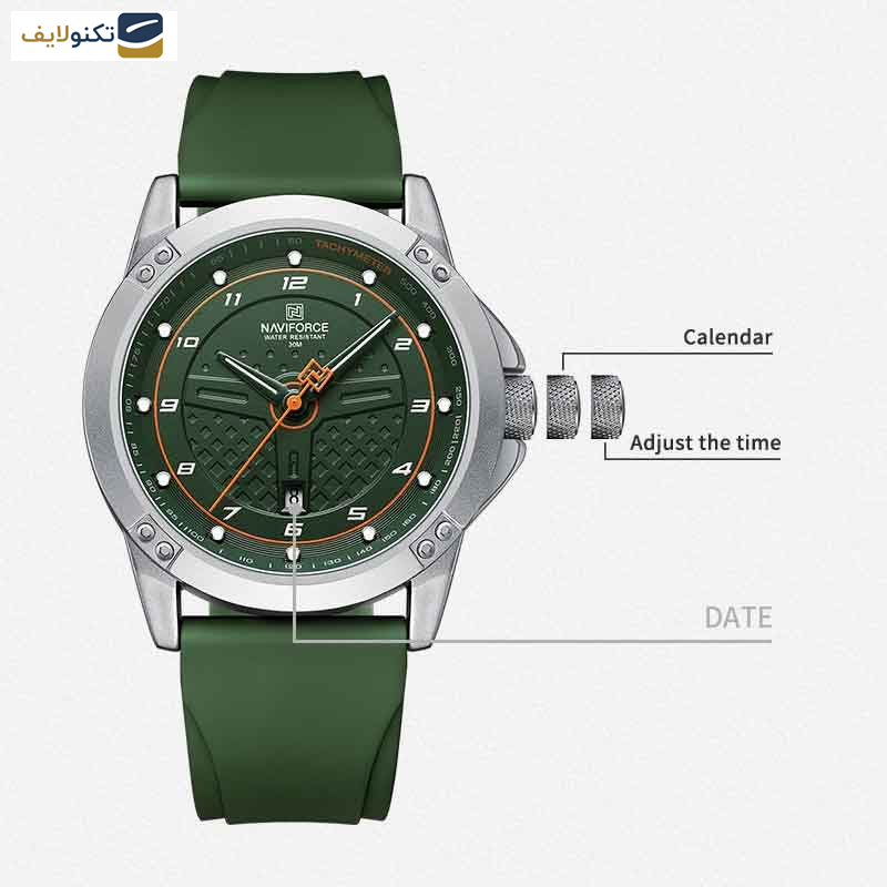 ساعت مچی عقربهای مردانه کوارتز نیوی فورس مدل NF8031 S GN GN ساعت مچی عقربهای مردانه کوارتز نیوی فورس مدل NF8031 S GN GN