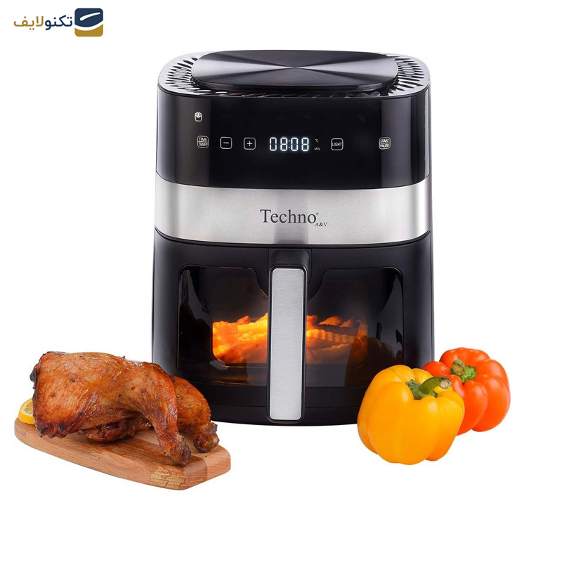سرخ کن بدون روغن تکنو مدل te-454