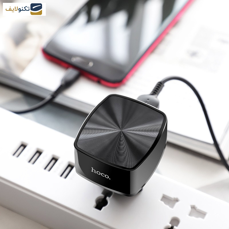 شارژر دیواری هوکو مدل C70A به همراه کابل تبدیل microUSB شارژر دیواری هوکو مدل C70A به همراه کابل تبدیل microUSB