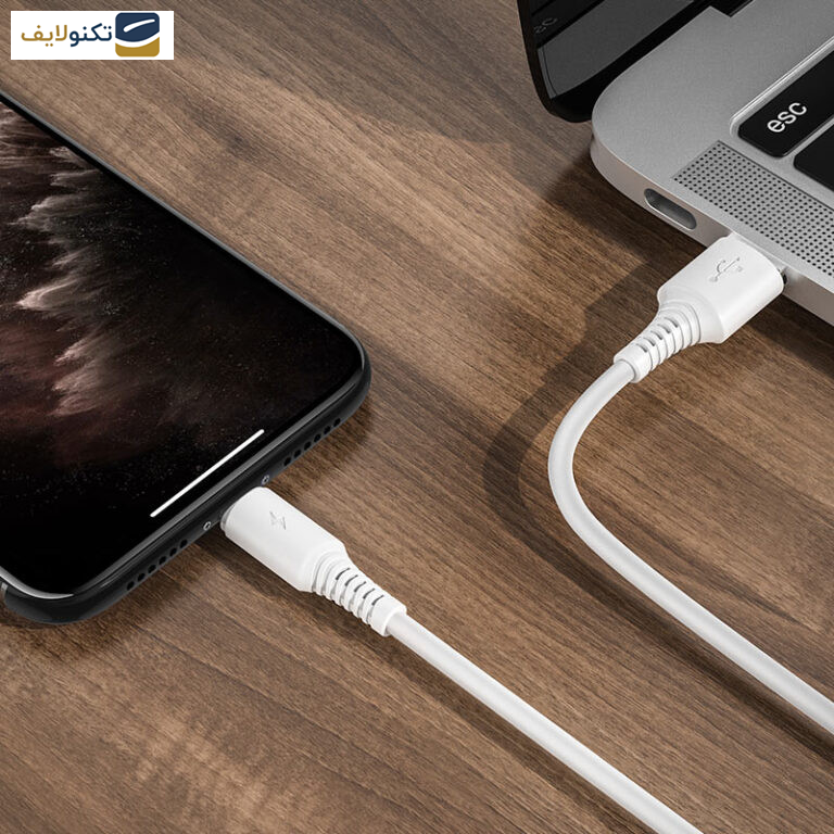 کابل تبدیل USB به لایتنینگ بروفون مدل BX47 طول 1 متر کابل تبدیل USB به لایتنینگ بروفون مدل BX47 طول 1 متر