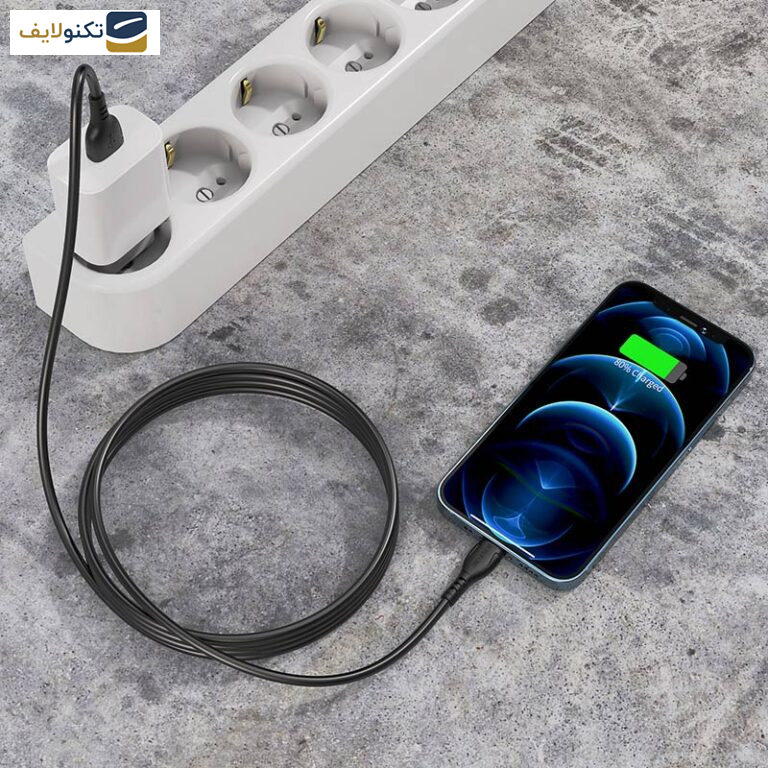 کابل تبدیل USB به لایتنینگ بروفون مدل BX51 طول 1 متر کابل تبدیل USB به لایتنینگ بروفون مدل BX51 طول 1 متر