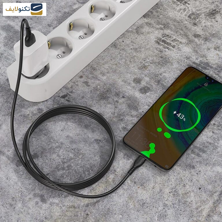 کابل تبدیل USB به USB-C بروفون مدل BX51 طول 1 متر کابل تبدیل USB به USB-C بروفون مدل BX51 طول 1 متر