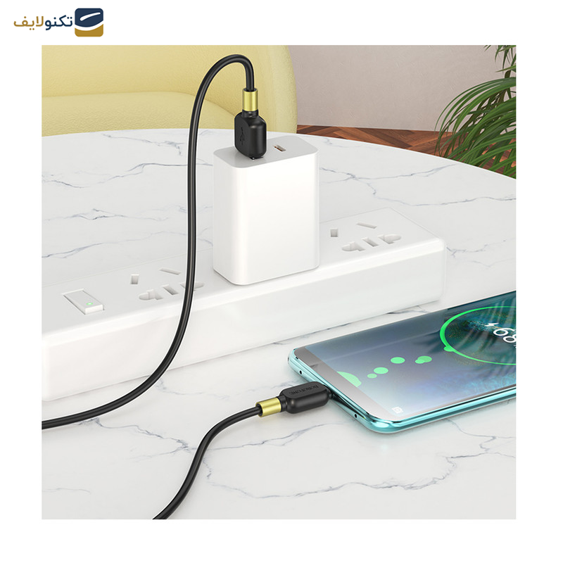 کابل تبدیل USB به USB-C بروفون مدل BX59 طول 1 متر کابل تبدیل USB به USB-C بروفون مدل BX59 طول 1 متر