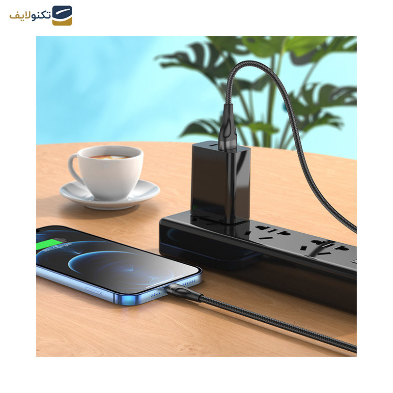 کابل تبدیل USB به لایتنینگ بروفون مدل BX61 طول 1 متر کابل تبدیل USB به لایتنینگ بروفون مدل BX61 طول 1 متر