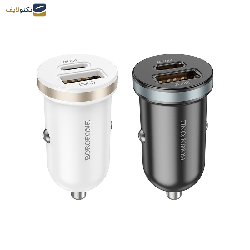 شارژر فندکی 30 وات بروفون مدل BZ22 PD+QC3.0