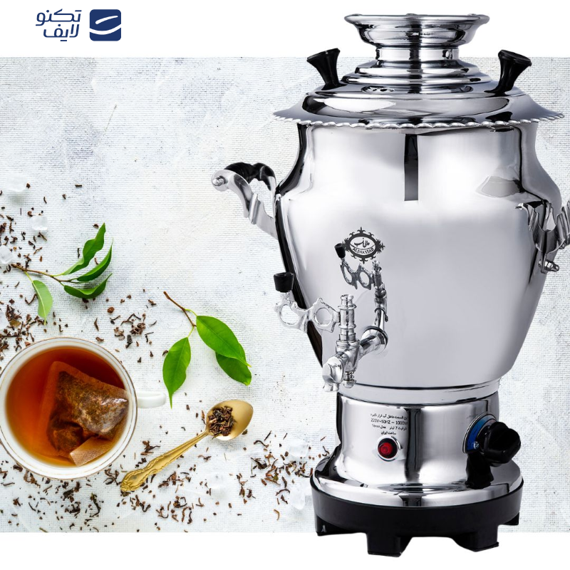 سماور برقی عالی نسب مدل سورن ظرفیت 7 لیتر سماور برقی عالی نسب مدل سورن ظرفیت 7 لیتر