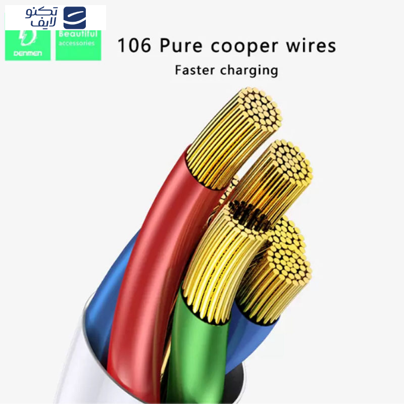 کابل تبدیل USB-C دنمن مدل D20C طول 1 متر کابل تبدیل USB-C دنمن مدل D20C طول 1 متر
