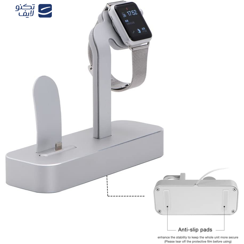 پایه شارژکوتتسی مدل CS2095 مناسب برای اپل واچ و آیفون پایه شارژکوتتسی مدل CS2095 مناسب برای اپل واچ و آیفون