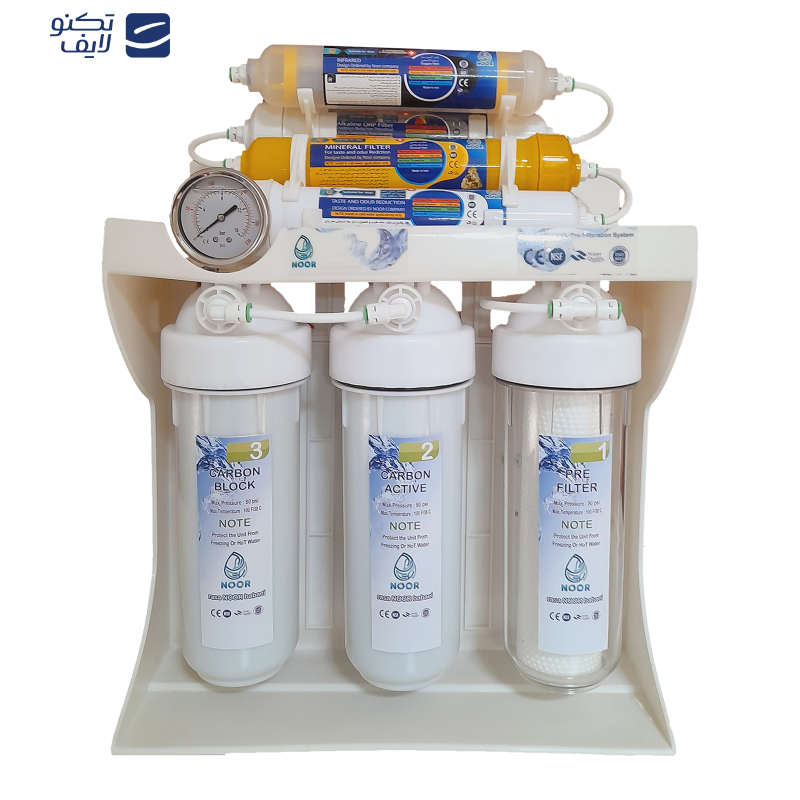 دستگاه تصفیه کننده آب رسا نور بابایی مدل X plast m800 به همراه فیلتر بسته 4 عددی