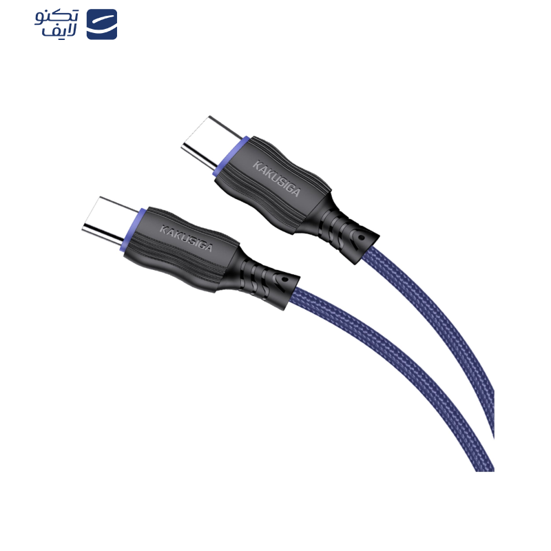 کابل USB-C کاکوسیگا مدل KSC -807 طول 1 متر کابل USB-C کاکوسیگا مدل KSC -807 طول 1 متر