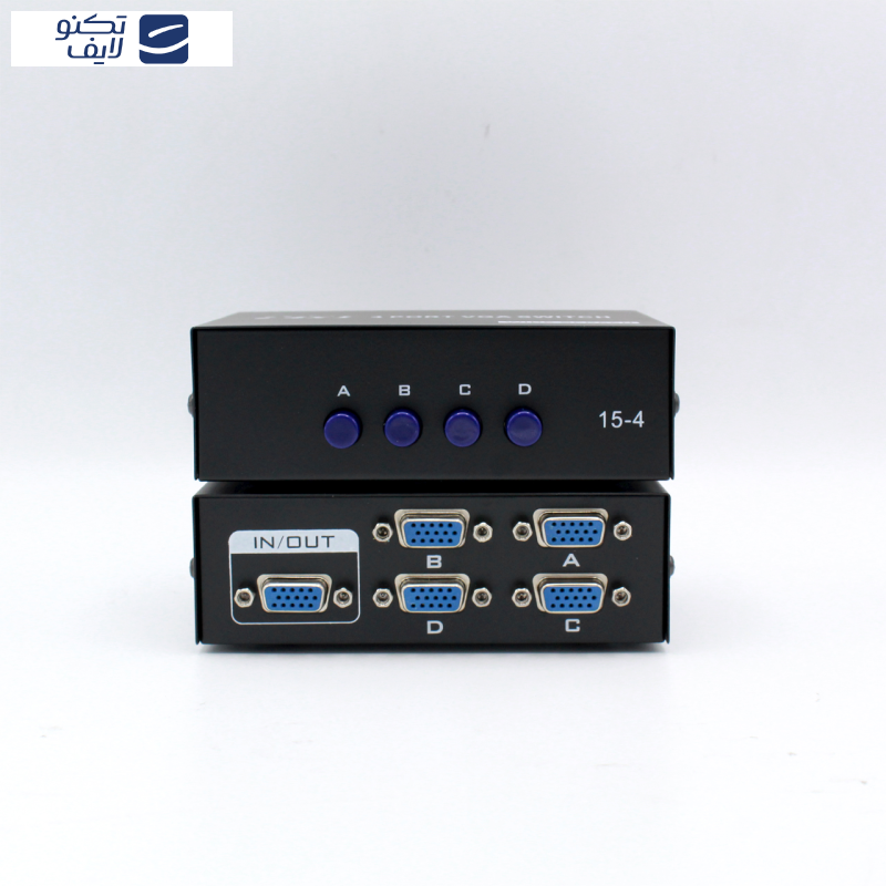 سوییچ چهار پورت VGA ای نت مدل En-SV4m سوییچ چهار پورت VGA ای نت مدل En-SV4m