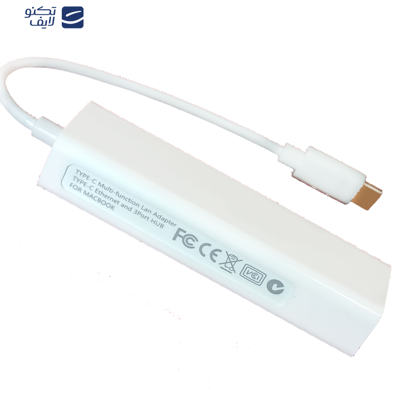 هاب 4 پورت USB-C ای نت مدل en-tcl3 هاب 4 پورت USB-C ای نت مدل en-tcl3