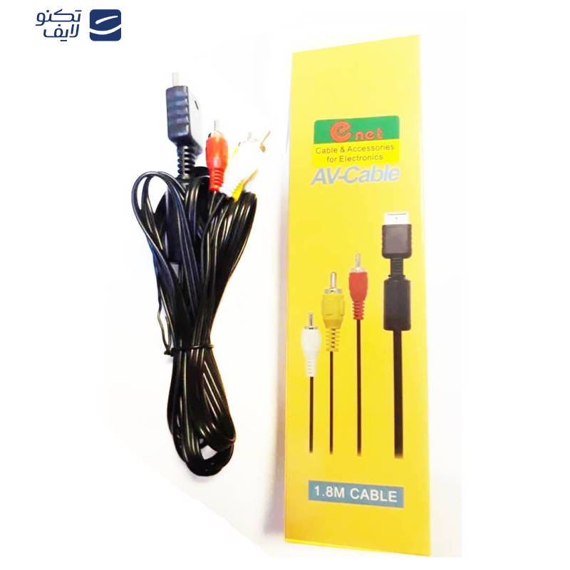 کابل تبدیل کامپوننت به RCA ای نت مدل CRP-E مناسب برای پلی استیشن 2 کابل تبدیل کامپوننت به RCA ای نت مدل CRP-E مناسب برای پلی استیشن 2