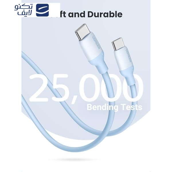 کابل USB-C یوگرین مدل US563 کد 15279طول 1متر کابل USB-C یوگرین مدل US563 کد 15279طول 1متر