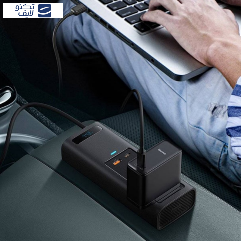 شارژر فندکی و مبدل خودرو باسئوس مدل power 150W (220v) شارژر فندکی و مبدل خودرو باسئوس مدل power 150W (220v)