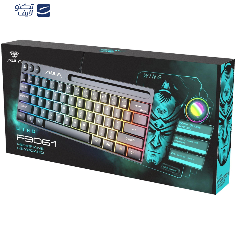 کیبورد مخصوص بازی آئولا مدل Wind F3061 کیبورد مخصوص بازی آئولا مدل Wind F3061