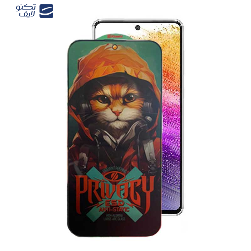 محافظ صفحه نمایش حریم شخصی اپیکوی مدل Privacy Hoodie Cat مناسب برای گوشی موبایل سامسونگ Galaxy A73 5G/A72/A71/M54/M53/M52 5G/M51 محافظ صفحه نمایش حریم شخصی اپیکوی مدل Privacy Hoodie Cat مناسب برای گوشی موبایل سامسونگ Galaxy A73 5G/A72/A71/M54/M53/M52 5G/M51