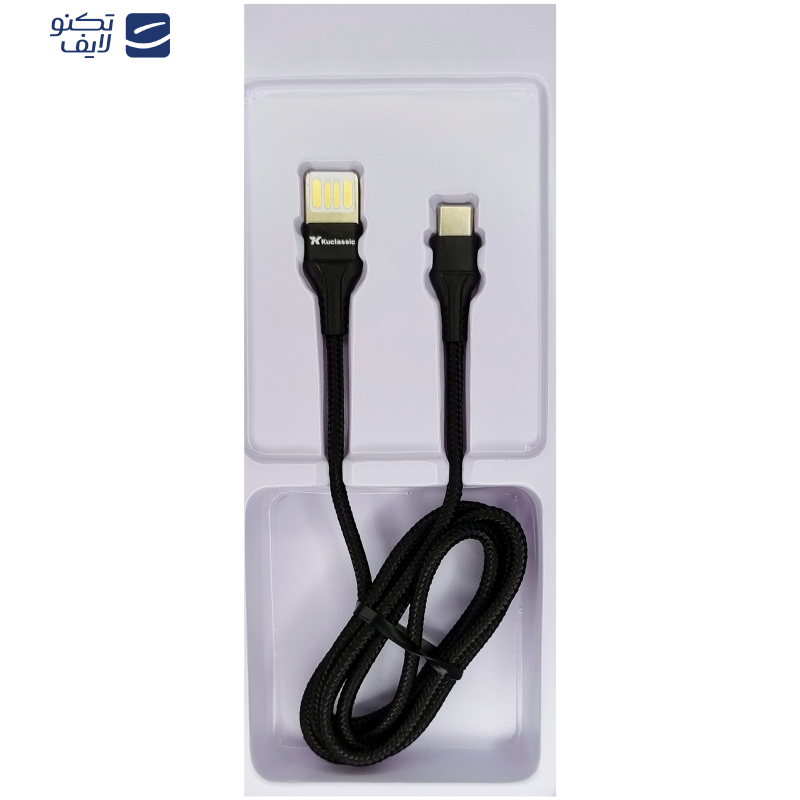 کابل تبدیل USB به USB-C كوكلاسيك مدل Q14 طول 1 متر