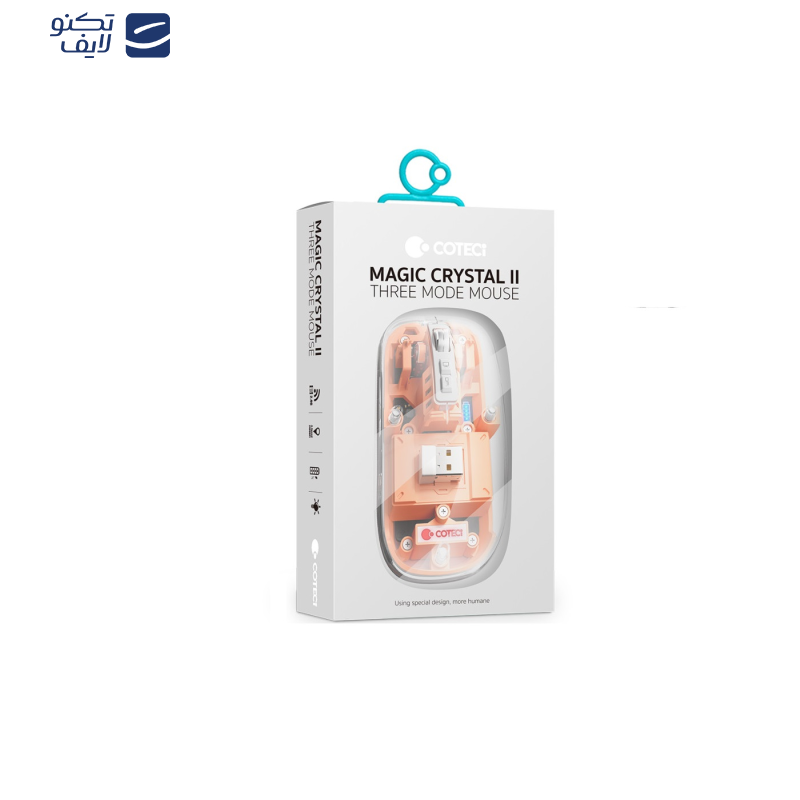 ماوس بی سیم کوتتسی مدل Magic CrystaI 84015 ماوس بی سیم کوتتسی مدل Magic CrystaI 84015