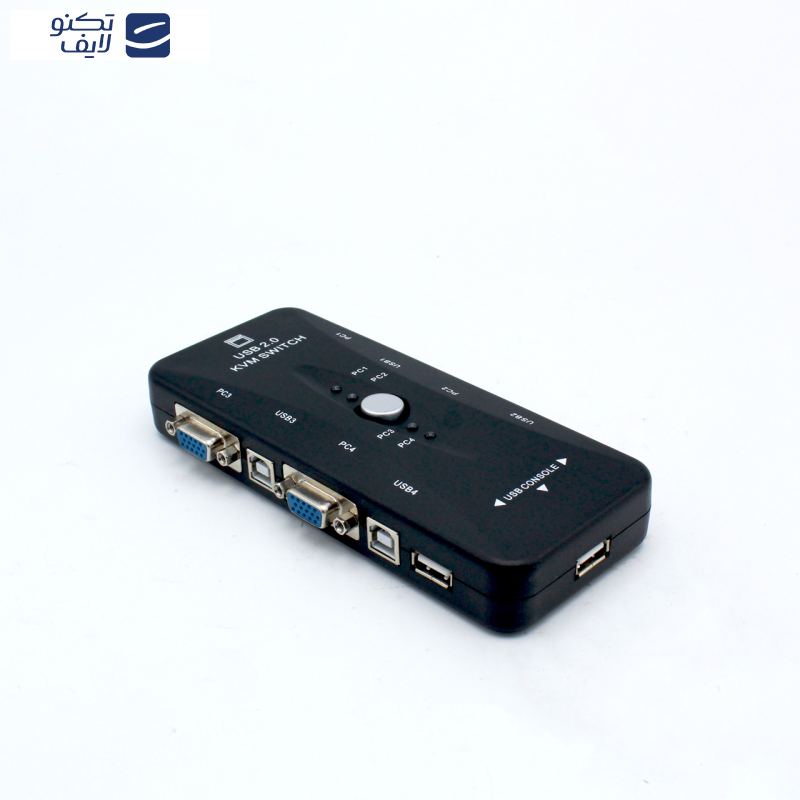 سوییچ 4 پورت KVM ای نت مدل En-SKV4m سوییچ 4 پورت KVM ای نت مدل En-SKV4m