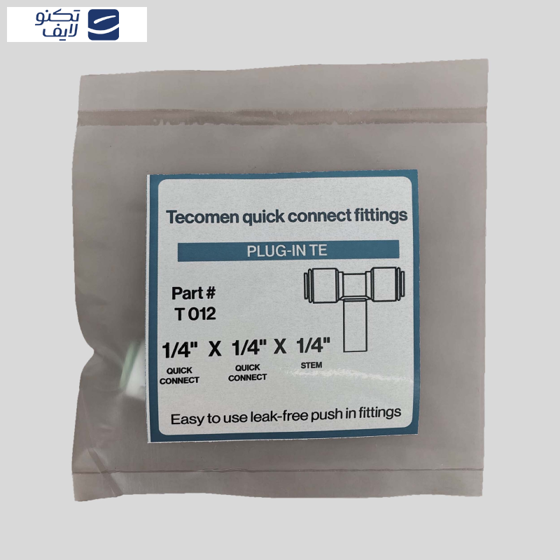 اتصال سه راهی فیتینگی تصفیه آب تکومن مدل بغل میخی