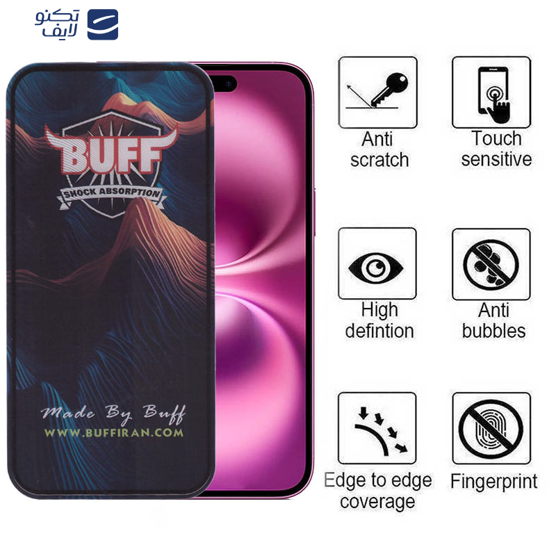 محافظ صفحه نمایش 5D بوف مدل Mountain مناسب برای گوشی موبایل اپل iPhone 16 Plus محافظ صفحه نمایش 5D بوف مدل Mountain مناسب برای گوشی موبایل اپل iPhone 16 Plus