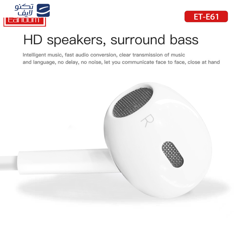 هندزفری ارلدام مدل USB-C E61