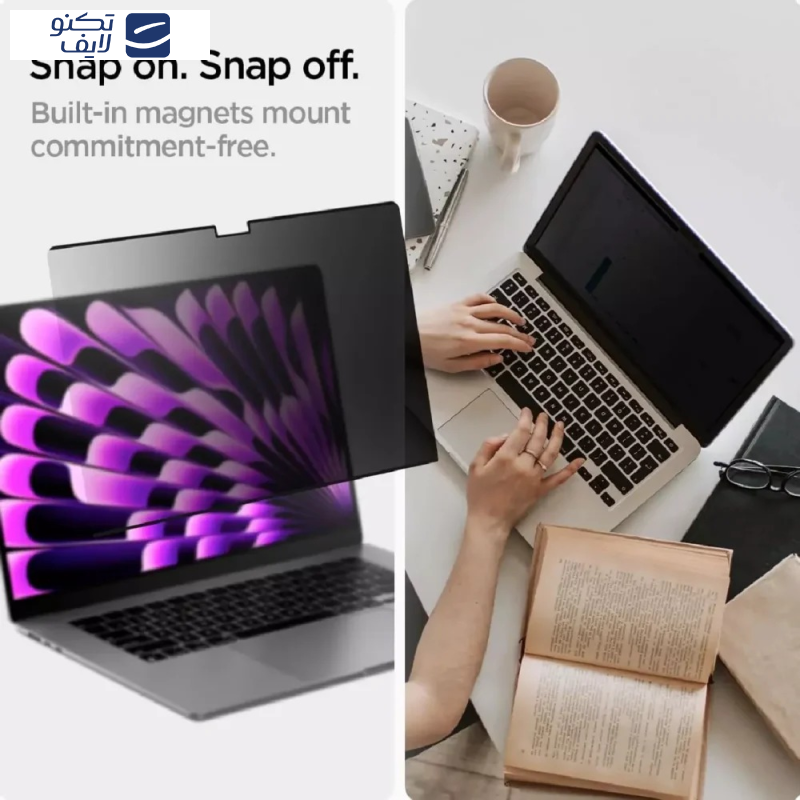 محافظ صفحه نمایش حریم شخصی لولو مدل Air Adsrorption Privacy مناسب برای اپل Macbook Pro 13 محافظ صفحه نمایش حریم شخصی لولو مدل Air Adsrorption Privacy مناسب برای اپل Macbook Pro 13
