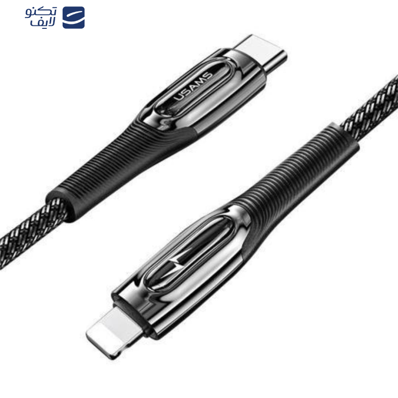 کابل تبدیل لایتنینگ به usb-C یوسمز مدل US-SJ496 طول 1.20 سانتی‌متر