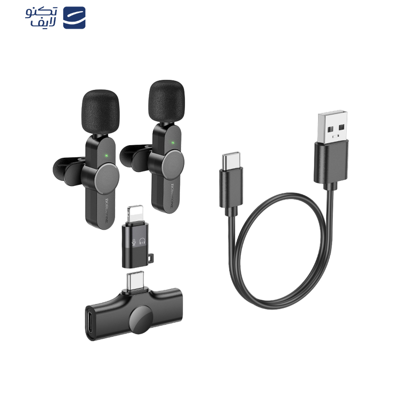 میکروفن یقه ای بروفون مدل BFK12 TYPE-C/IPHONE میکروفن یقه ای بروفون مدل BFK12 TYPE-C/IPHONE