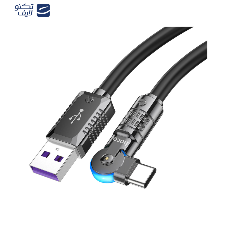 کابل تبدیل USB به USB-C هوکو مدل U118 100W طول 1.2 متر کابل تبدیل USB به USB-C هوکو مدل U118 100W طول 1.2 متر