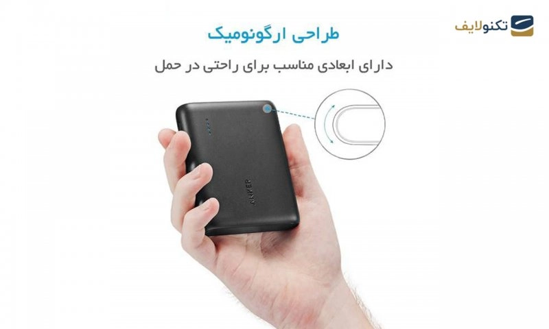 پاوربانک انکر مدل A1214 PowerCore با ظرفیت 10400 میلی آمپر ساعت