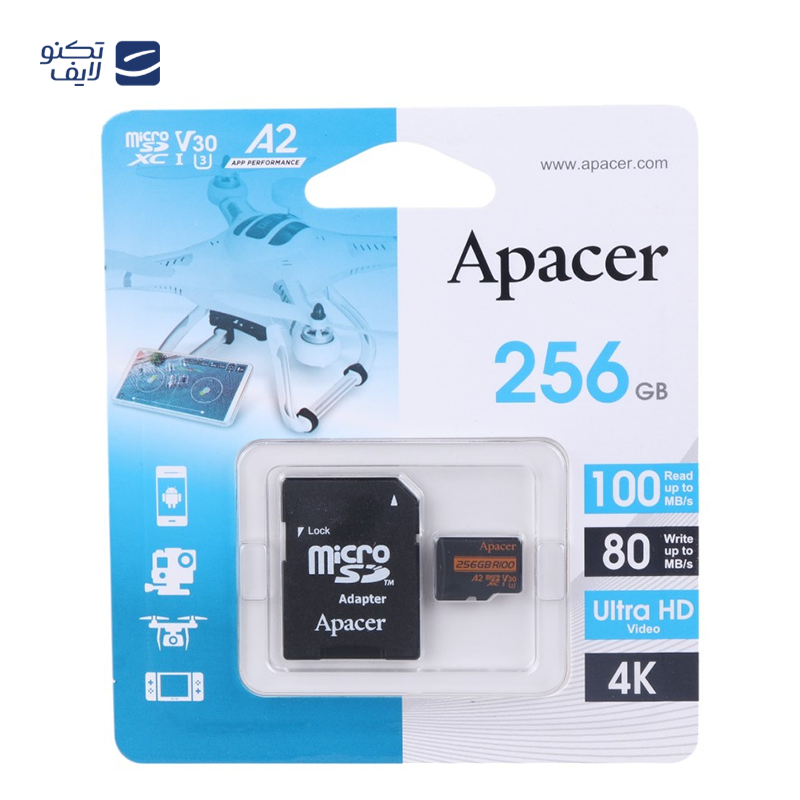 gallery-کارت حافظه microSDXC اپیسر مدل Rioo A2 V30 استاندارد UHS-I U3 ظرفیت 64 گیگابایت به همراه آداپتور SD	 copy.png