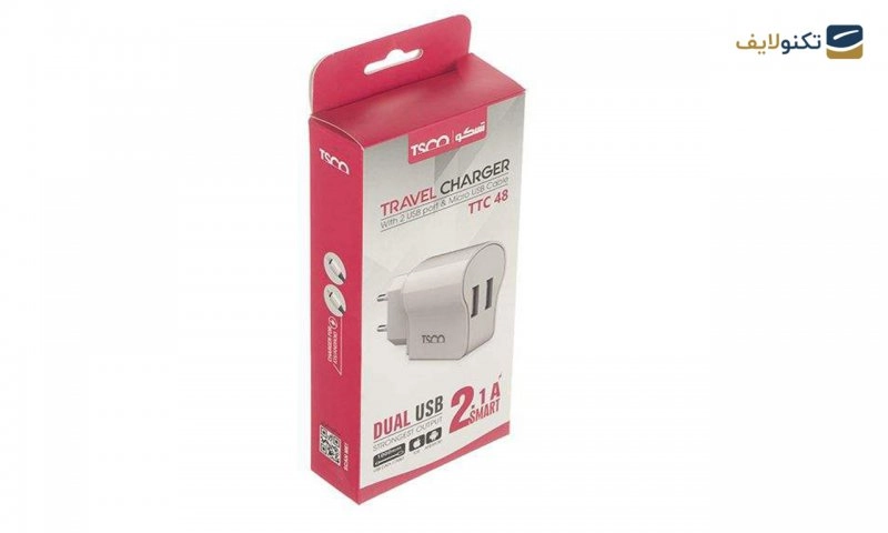 شارژر دیواری تسکو مدل TTC 48 شارژر دیواری تسکو مدل TTC 48